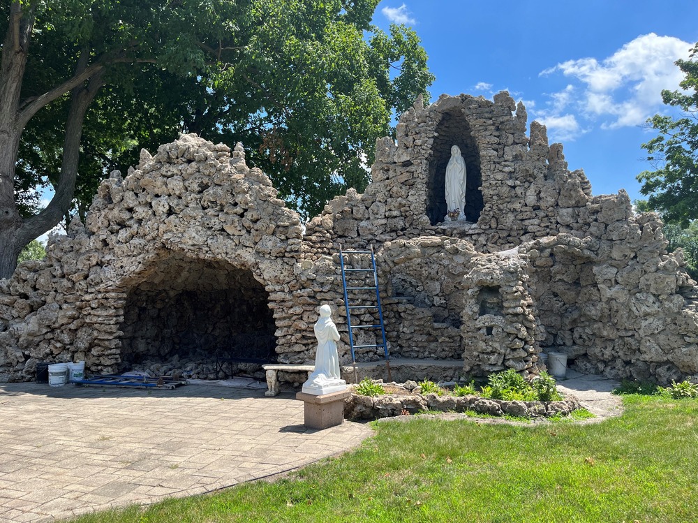 Grotto ReDedication Mass Saints Peter and Paul Catholic Church Naperville, IL